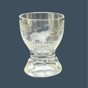 Queen Lace Kenyan African Sable Crystal Clear Shot Glass